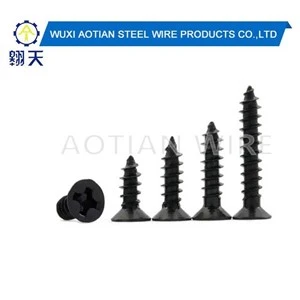 Crni samorezni vijak od ugljičnog čelika